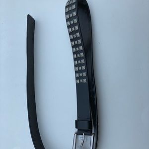 black studded plus size belt